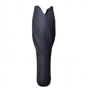 MizzZee - Licking Vibrating Glans Trainer (Chargeable - Black)